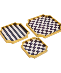 Mackenzie-Child's - Courtly Stackable Trinket Trays, Set Of 3