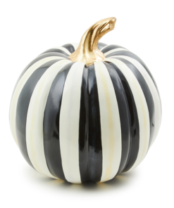 Mackenzie-Child's - Courtly Stripe Glossy Medium Pumpkin