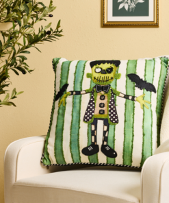 MacKenzie-Childs – Frankenstein Throw Pillow - Image 2