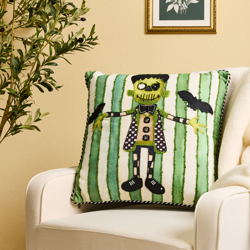 MacKenzie-Childs – Frankenstein Throw Pillow - Image 2