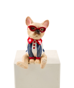 Mackenzie-Child's - French Bulldog Ledge Sitter