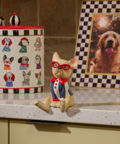 MacKenzie-Childs – French Bulldog Ledge Sitter - Image 2
