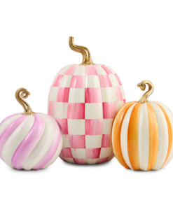 Mackenzie-Child's - Glam 'O' Ween Pumpkin Trio Centerpiece
