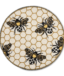 Mackenzie-Childs - Gold Bee Beaded Placemat
