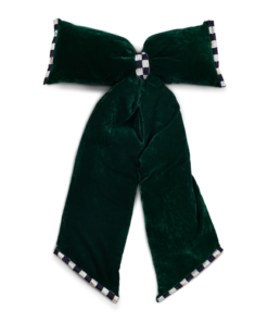 Mackenzie-Childs - Green Velvet Jumbo Bow