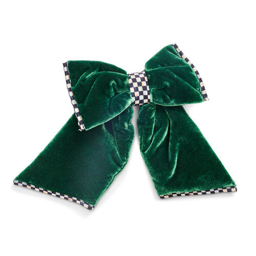 MacKenzie-Childs – Green Velvet Small Bow
