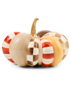 Mackenzie-Child's - Harvest Glow Patchwork Medium Pumpkin