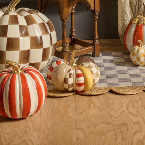 MacKenzie-Childs – Harvest Glow Patchwork Medium Pumpkin - Image 3