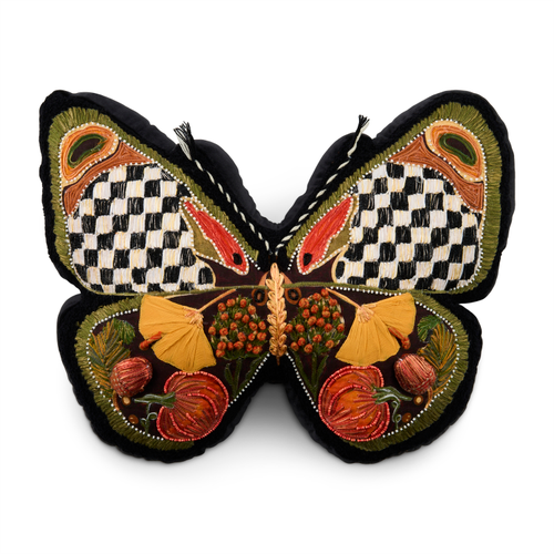 Mackenzie-Child's - Harvest Moth Shaped Pillow