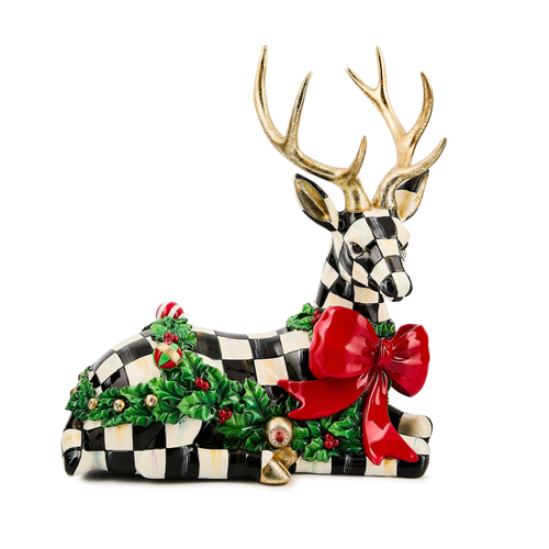 MacKenzie-Childs – Holly Check Resting Deer