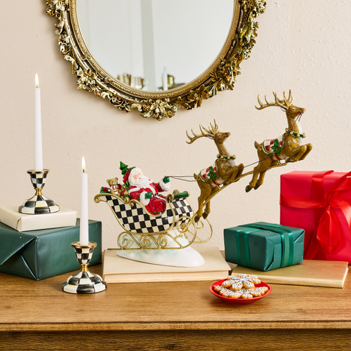 MacKenzie-Childs – Illuminated Sleigh Ride & Reindeer - Image 2