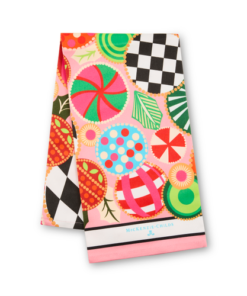 Mackenzie-Childs - Jolly Ornaments Printed Dish Towel