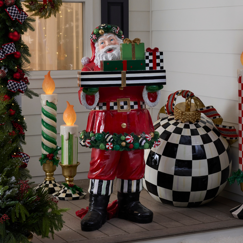 MacKenzie-Childs – Jolly Trophy Santa - Image 3