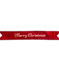 Mackenzie-Childs - Merry Christmas Red Banner