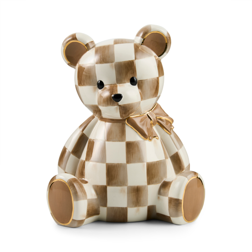 MacKenzie-Childs – Mocha Bear Bank
