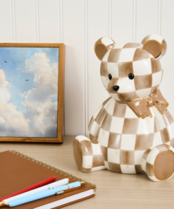 MacKenzie-Childs – Mocha Bear Bank - Image 2