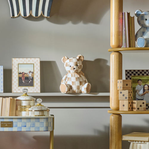 MacKenzie-Childs – Mocha Bear Bank - Image 3