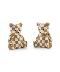 Mackenzie-Child's - Mocha Bear Salt & Pepper Set