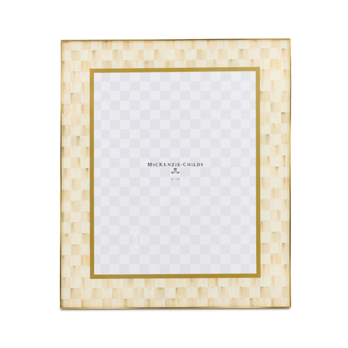 MacKenzie-Childs – Mocha Check 8″ x 10″ Glass Frame