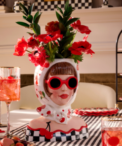 MacKenzie-Childs – Mon Cheri Bust Vase - Image 3