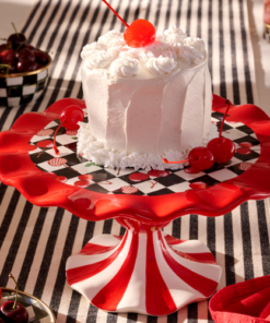 MacKenzie-Childs – Mon Cheri Pedestal Platter - Image 2