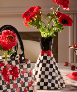 MacKenzie-Childs – Mon Cheri Short Dress Vase - Image 3