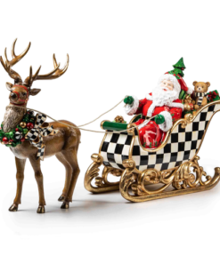 Mackenzie-Childs - Night Before Christmas Santa & Sleigh
