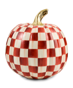 Mackenzie-Child's - Paprika Check Medium Pumpkin