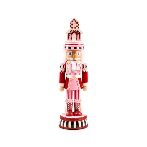 MacKenzie-Childs – Ruby Red Wood Nutcracker
