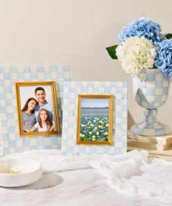 MacKenzie-Childs – Sky Check 4″ x 6″ Frame - Image 2