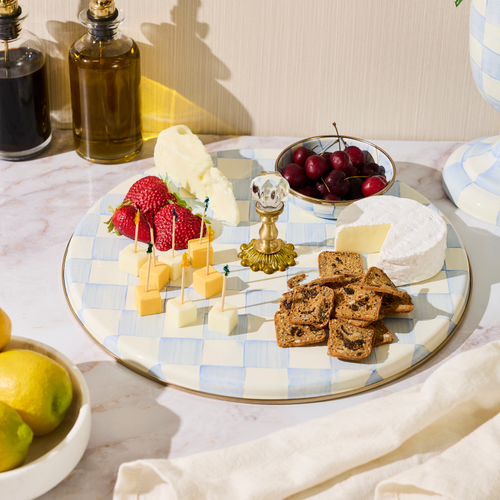 MacKenzie-Childs – Sky Check Cheese Course - Image 2