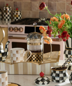 MacKenzie-Childs – Sophisticheck French Press - Image 3