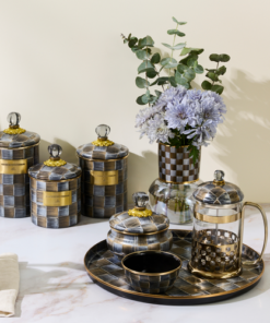 MacKenzie-Childs – Sophisticheck Round Tray - Image 2