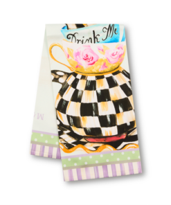 Mackenzie-Childs - Spill The Tea Printed Dish Towel