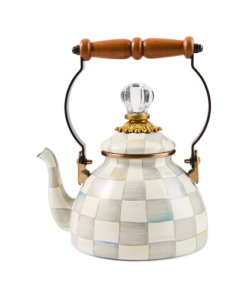 Mackenzie-Childs - Sterling Check 1 Quart Tea Kettle