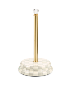 Mackenzie-Child's - Sterling Check Paper Towel Holder