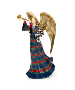 Mackenzie-Childs - Timeless Tartan Angel Figurine
