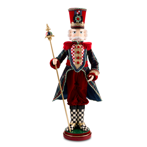 MacKenzie-Childs – Timeless Tartan Fabric Nutcracker