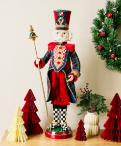 MacKenzie-Childs – Timeless Tartan Fabric Nutcracker - Image 2