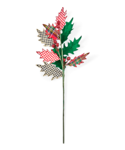 Mackenzie-Childs - Timeless Tartan Holly Spray