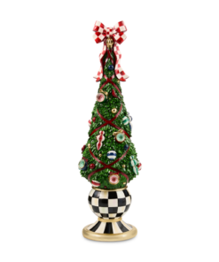 Mackenzie-Childs - Timeless Tartan Illuminated Topiary Tree