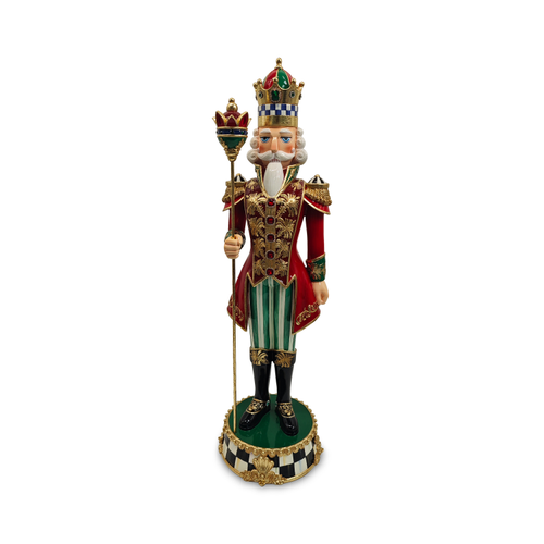 MacKenzie-Childs – Timeless Tartan Nutcracker King
