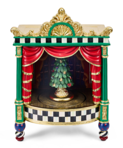 Mackenzie-Childs - Timeless Tartan Nutcracker Stage Music Box