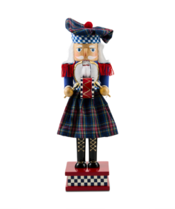 Mackenzie-Childs - Timeless Tartan Wood Nutcracker