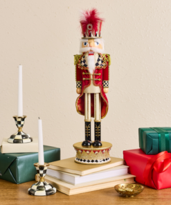 MacKenzie-Childs – Traditional Christmas Wood Nutcracker - Image 2