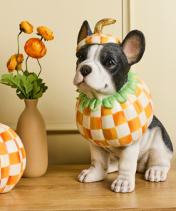 MacKenzie-Childs – Trick or Treat Frenchie Dog Figurine - Image 2