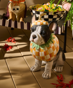 MacKenzie-Childs – Trick or Treat Frenchie Dog Figurine - Image 3