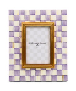 Mackenzie-Child's - Violet Check 4" x 6" Frame