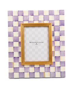 Mackenzie-Child's - Violet Check 5" x 7" Frame