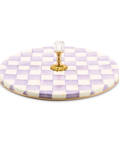 Mackenzie-Child's - Violet Check Cheese Course